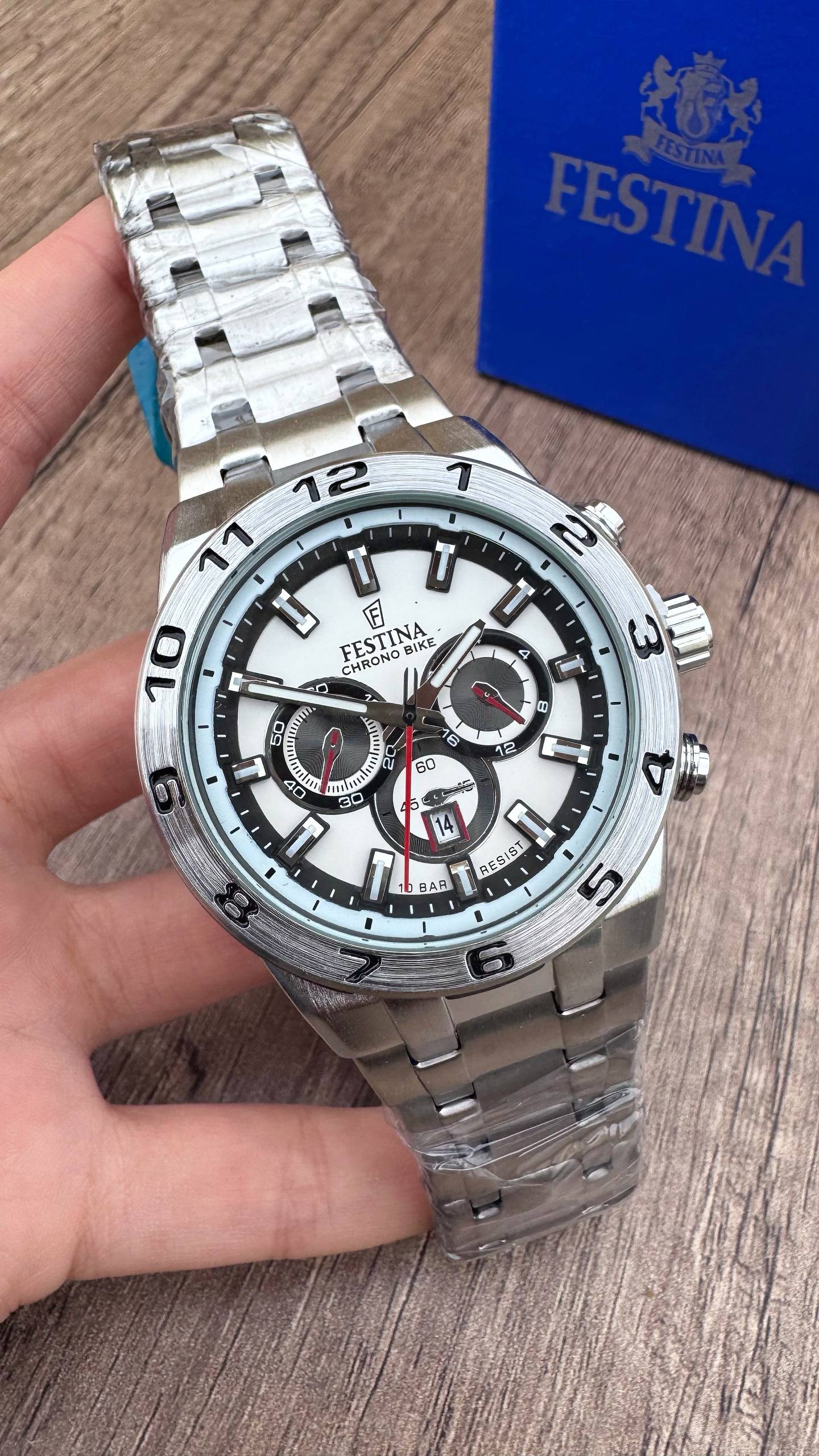 Festina Crono bike blue dial